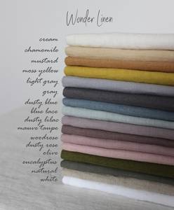 Ropa de cama Queen de lino a cuadros suave lavado con lazos de cinta lavados a la piedra y cojines de funda de almohada de lino Natural de punto para uso doméstico - Product Image 3