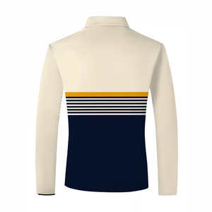 Camiseta Polo para Hombre, Casual, Manga Larga, Deportiva, <span class=keywords><strong>con</strong></span> Botones y <span class=keywords><strong>Bolsillo</strong></span> - Product Image 3