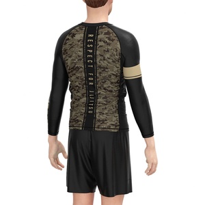 Camiseta de Compresión de Manga Larga con Camuflaje para Hombre, de Alto Rendimiento, para Entrenamiento Deportivo y MMA - Product Image 6