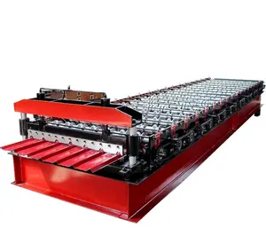 Ppgi Gi Ibr Galvanized Steel Roofing Sheet Roll Forming Machine