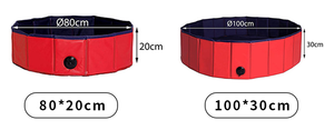 Promotion piscine pour animaux de compagnie en plastique <span class=keywords><strong>pliable</strong></span> pour le jeu et l'entretien de l'eau en plein air caractéristique de nettoyage de bain durable pour le toilettage des chiens - Product Image 5