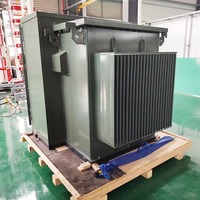 Transformateur triphasé immergé dans l'huile, bobinage en aluminium, monté sur socle, 10 kV 1000 kVA, refroidissement ONAN/ONAF, 50/60 Hz, distribution