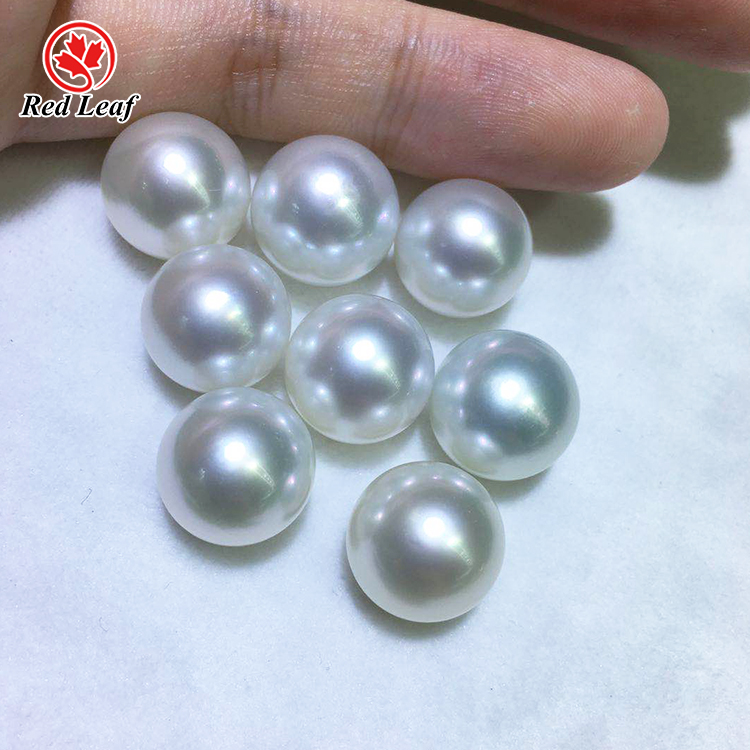 Redleaf драгоценный камень ювелирные изделия Сыпучие Pearl12.0mm-13,0 мм Серебряный натуральный драгоценный круглый имитация жемчуга, для плетения браслетов, для изготовления ювелирных изделий