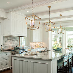 Vintage Art Design Hallway Kitchen Bar Restaurant Led Hanging <strong>Cage</strong> Candle Styles Ceiling Pendant <strong>Light</strong> - Product Image 1