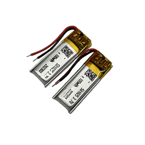 맞춤형 초슬림 리포 배터리 3.7v 501025 100mAh 폴리머 배터리 장난감용 파우치 리튬 이온 배터리 - Product Image 3