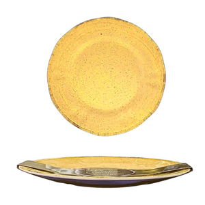 Plato de Frutas de Melamina con Diseño de Pimiento Amarillo, Diám. [insertar diámetro aquí] 22 cm - Product Image 1