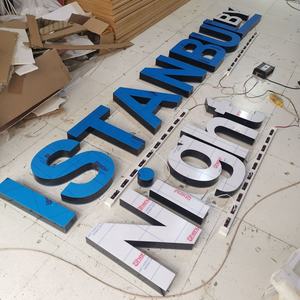 Panneau à lettres LED personnalisées rétroéclairé, grand panneau LED pour publicité extérieure, enseignes LED 3D - Product Image 2