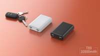 Produits tendance 2026 Nouveautés Banque d'alimentation universelle 10000mAh T89 Chargeur portable rapide Affichage numérique Banques d'alimentation