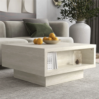 Table basse de salon en bois minimaliste moderne avec rangement multifonctionnel