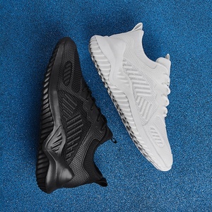 <span class=keywords><strong>Scarpe</strong></span> da corsa da uomo personalizzabili per allenamento atletico da passeggio raffreddate ad aria in schiuma neutra con fodera in rete per l'inverno - Product Image 2