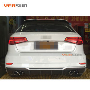 ตัวกระจายแสงด้านหลังสไตล์ S3สำหรับรถยนต์ <span class=keywords><strong>Audi</strong></span> <span class=keywords><strong>A3</strong></span> 2016 2017 <span class=keywords><strong>2018</strong></span> 2019 2020 hatchback <span class=keywords><strong>Sline</strong></span> - Product Image 5