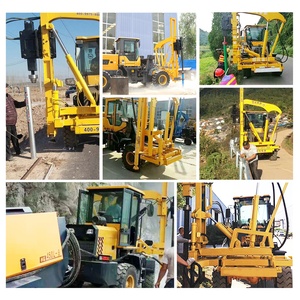 Clôture hydraulique post pounder garde-corps marteau empilage diamètre 400 équipement de pilote de pile pour <span class=keywords><strong>autoroute</strong></span> - Product Image 5