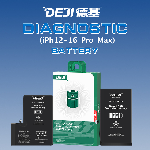 DEJI 100% Health Upgrade Bms Standard Battery for iphone 12 MINI Mobile Phone with Good Diagnostic Battery
