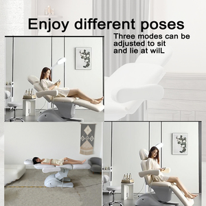 Fauteuil de Beauté <span class=keywords><strong>Électrique</strong></span> <span class=keywords><strong>Prix</strong></span> Ultra Bas 3 Moteurs, Mobilier de Salon Table de Massage Extensible Spa Visage Cils, <span class=keywords><strong>Lit</strong></span> de Beauté pour Salon - Product Image 4
