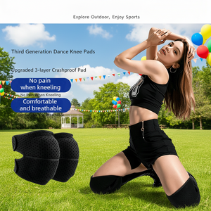 Rodillera Ajustable con Soporte y Banda para Fútbol, Baloncesto, Alivio del Dolor, Fitness al Aire Libre, Protector <span class=keywords><strong>de</strong></span> Rótula Impermeable - Product Image 4