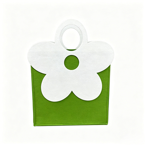 <span class=keywords><strong>Sac</strong></span> à <span class=keywords><strong>main</strong></span> en feutre chic et moderne, motif floral de dessin animé, <span class=keywords><strong>sans</strong></span> poignée, idéal pour les trajets quotidiens, emballage cadeau pour filles - Product Image 1
