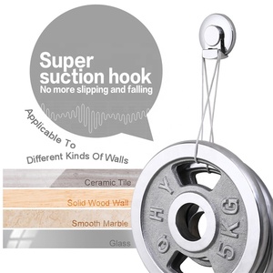 Taili Powerful Stainless Waterproof and Greaseproof Vacuum Suction Double <strong>Hooks</strong> for <strong>Kitchen</strong> - Product Image 3