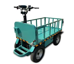 Hete Aanbieding Elektrische Vrachtwagen Elektrische Platformkar 1000kg Accu-aangedreven OEM Aanpasbaar voor Goederenvervoer - Product Image 1