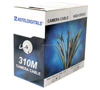 Câble réseau CAT5E CAT6 en cuivre nu et CCA pour caméra