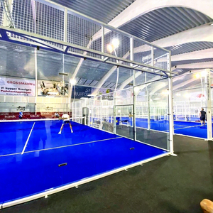 Terrain de padel moderne EXITO, couleur et taille personnalisées, matériaux de haute qualité, certifié CE et ISO, délai de production rapide - Product Image 1