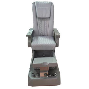 クジラのマッサージとプラットフォームの豪華なサロンの子供ボウルの色で配管なし青いマニキュアネイル家具ペディキュアスパチェア - Product Image 2