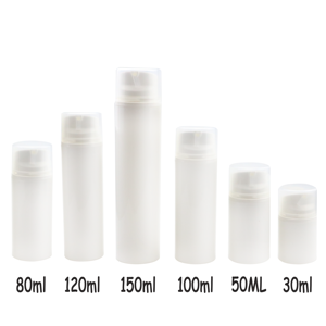 Biểu Tượng Tùy Chỉnh Trắng PP Nhựa Không Có Không Khí Bao Bì Mỹ Phẩm 30Ml 50Ml 80Ml 100Ml 120Ml 150Ml Không Có Không Khí Chai Cho Dầu Gội Đầu Kem Dưỡng Da - Product Image 2