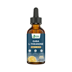 Gouttes liquides de GABA L-Théanine les plus vendues : détendent les muscles tenseurs et soulagent la fatigue physique, favorisant une esprit clair et un esprit calme - Product Image 1