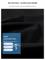 Shorts Capri Homme Personnalisés en Soie Glacée Respirante, Tissés, Coupe Ample et Légère, Motif Uni, en Nylon, Idéaux pour l'Été
