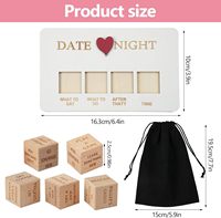 Vente flash - Dés sexy pour les couples, soirée amusante, dés de décision pour les rendez-vous, artisanat en bois, dés amusants pour les amoureux, jouets sexuels