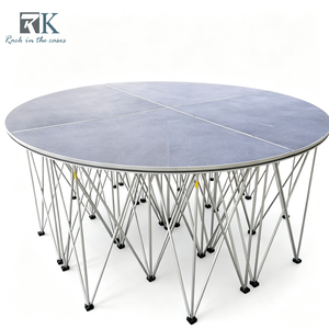 Plataforma Redonda de Aluminio para Escenario, Plataforma Inteligente con Elevador para Escenario, Proveedor de Equipamiento para DJ - Product Image 1