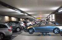 Robot mobile de voiture de lutte contre l'incendie Outil de déplacement de voiture rapide et intelligent Système de stationnement automatique