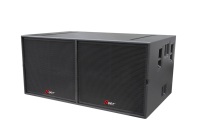Speaker Subwoofer Dual 21-Inch SLA-221 dengan Daya RMS 1600W/Daya Puncak 3200W, Casing Kayu Birch 18-Lapis, Respon Frekuensi 35Hz-250Hz