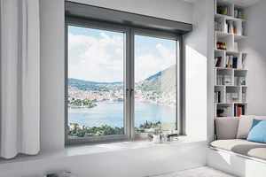 نوافذ شاشة قابلة للطي من الألومنيوم للبيع بالجملة مع مظلة خارجية مزججة مزدوجة للفيلا - Product Image 2