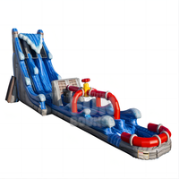 Tobogán Acuático Inflable de PVC Ecológico para Uso Comercial, Modelo Big Hoover Dam, de FUN BOUNCE