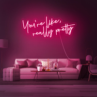 Enseigne néon LED personnalisée en gros, sans quantité minimale de commande, livraison directe, enseigne néon sur mesure, lumière néon