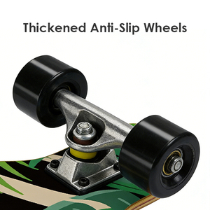 ZHOYA Small Longboard Skateboard, Trottinette à Quatre Roues pour Débutants, Skateboard de Rue, Skateboard de Surf avec Motifs - Product Image 6