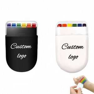 Bâtonnets de maquillage personnalisés avec logo, crayons arc-en-ciel, drapeau LGBT pour le visage et le corps, pour la Journée, le Mois, la fête, le défilé de fierté LGBT, accessoires - Product Image 1
