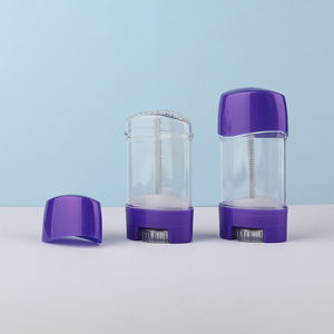 Vide Déodorant Bâton Crème Solaire Bâton Tube Twist up Ovale Déodorant Gel Conteneur pour Antisudorifique PP Plastique 45g - Product Image 3