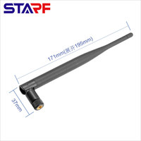 STARF 5dbi 433Mhz 868Mhz GSM WIFI RP Antenne colombe en caoutchouc mâle pour surveillance d'ascenseurs