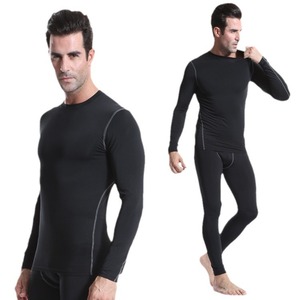 Top deportivo ajustado de manga larga de secado rápido para <span class=keywords><strong>hombre</strong></span>, camisetas de baloncesto de compresión de alta elasticidad - Product Image 5