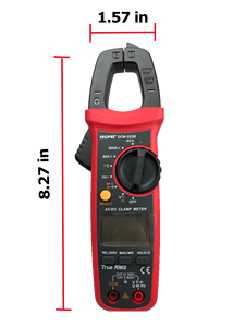 Multímetro Digital de Gancho TECPEL DCM-033B con 5999 Cuentas, Autorango, 600V/0.06-600A - Product Image 2