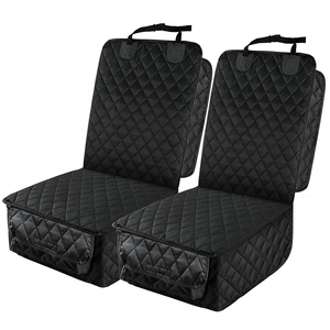 Funda Impermeable para Asiento Delantero de Coche, Protección Total, Funda para Asiento de Coche para Perros con Solapas Laterales, Funda Protectora contra Arañazos para Asiento Tipo Capitán - Product Image 1