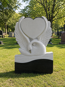 Stèles funéraires floraux personnalisés, artisanaux, traditionnels américains, monuments commémoratifs pour cimetière - Product Image 6