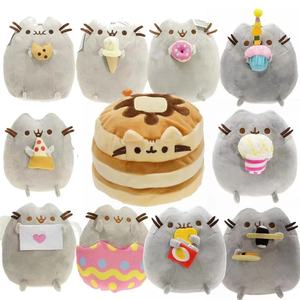 Peluches Suaves y Adorables de Gatos, Muñecos de Peluche con Forma de Gato, <span class=keywords><strong>Galleta</strong></span>, Helado, Sushi, Papas Fritas y Donut - Product Image 1