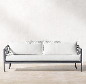 Neoclassical Durable Contemporary Sofa Outdoor Patio Furniture Aluminum Sofas - Product Image 3