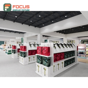 Custom Wig Display Cabinet Wood Glass Multi Layer Shelf Drawer Hair Store Display Cabinet Fixture - Product Image 2