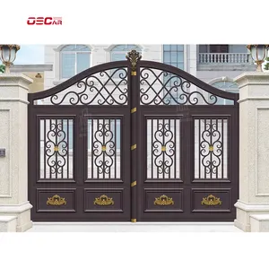 Luxury residential high quality main gates designs high quality aluminum gate prices gate designs for wall compound