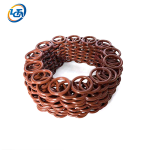سدادة سوداء جيدة الجودة EPDM NBR FKM سيليكون المطاط O-Ring أجزاء مطاطية مخصصة - Product Image 5