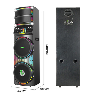 Enceinte Bluetooth portable DP-2130 GD-2130 <span class=keywords><strong>avec</strong></span> double haut-parleur <span class=keywords><strong>de</strong></span> 12 pouces, trolley, pour fêtes en extérieur, <span class=keywords><strong>avec</strong></span> écran LED - Product Image 4