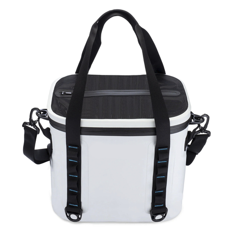 UUNEE Wholesale Heavy Duty Thermal Solar Panel Waterproof 500D TPU 20 Can Soft Wine Cooler Bag for Camping Kayaking Food Storage